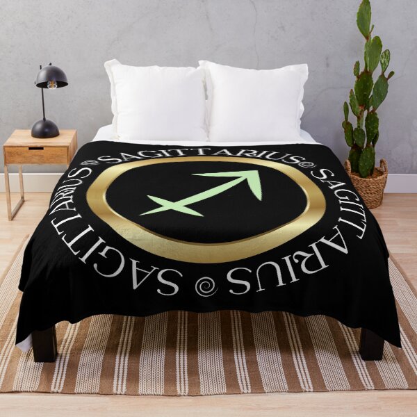 Item preview, Sagittarius Zodiac Symbol Text Circle designed and sold by Hellofriendco.