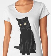 Black Cat Women's Premium T-Shirt