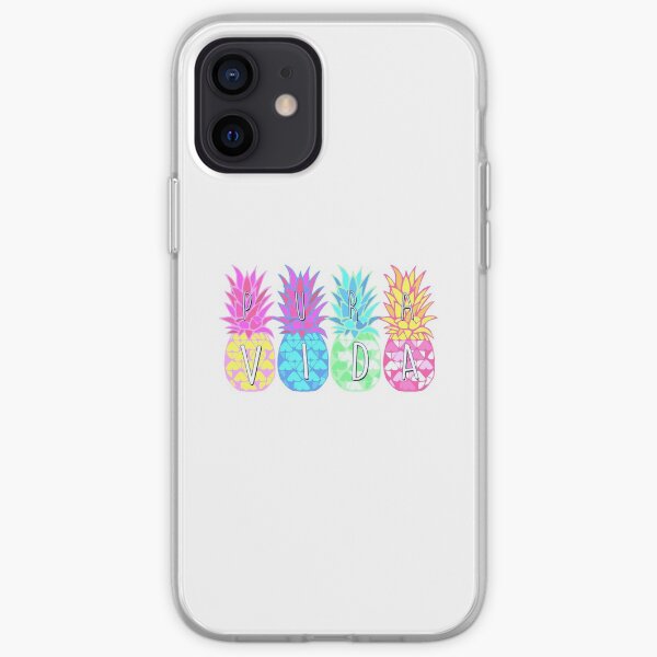 Pura Vida Pineapple iPhone Soft Case