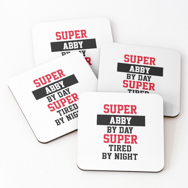 Item preview, Super Abby By Day Super Tired By Night  designed and sold by Yay Design.