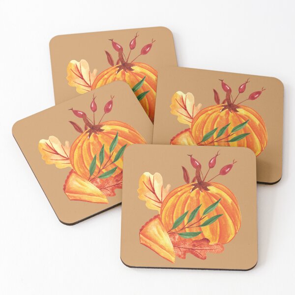 Item preview, Pumpkin pie slice and pumpkin  designed and sold by pinkyfish1010.