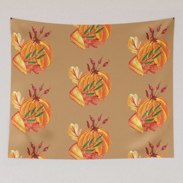 Item preview, Pumpkin pie slice and pumpkin  designed and sold by pinkyfish1010.