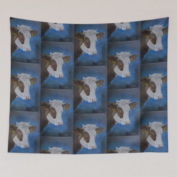 Item preview, cow designed and sold by sandradamenart.