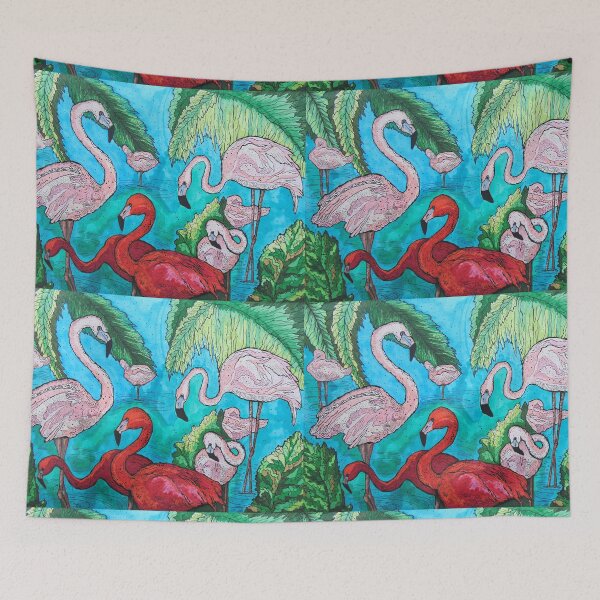 Item preview, Flamingos designed and sold by Kuhtina.