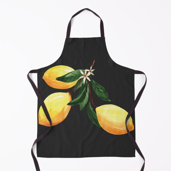 Item preview, Juicy lemon branch watercolor illustration designed and sold by pinkyfish1010.