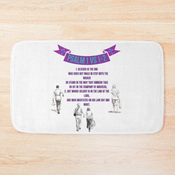 Item preview, Psalm 1 Vs 1-2 Blessed Is The One Who Walks With The Lord designed and sold by Colinrj.