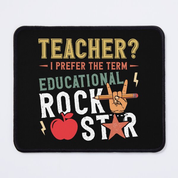 Item preview, Educational Rockstar for Teacher designed and sold by JOMAN Typographics.