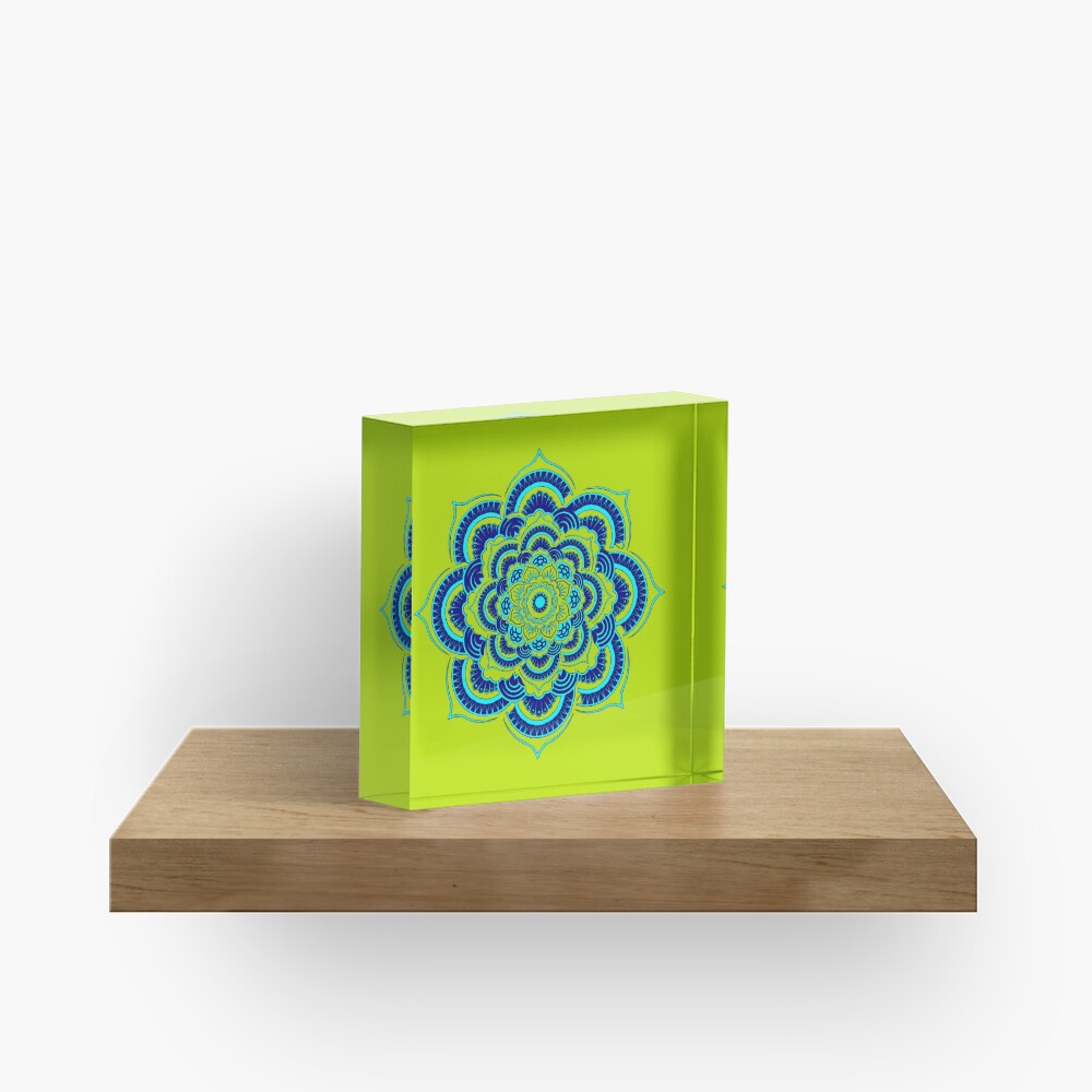 Namaste Olive version Acrylic Block
