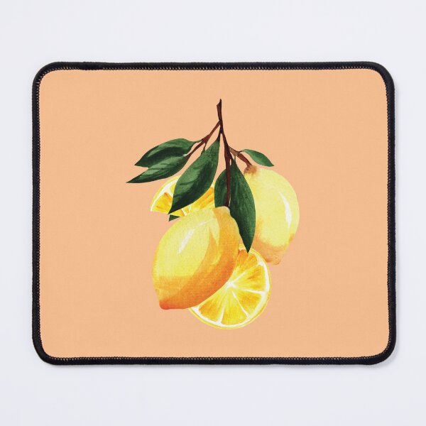 Item preview, Sweet and sour lemon branch watercolor botanical drawing designed and sold by pinkyfish1010.