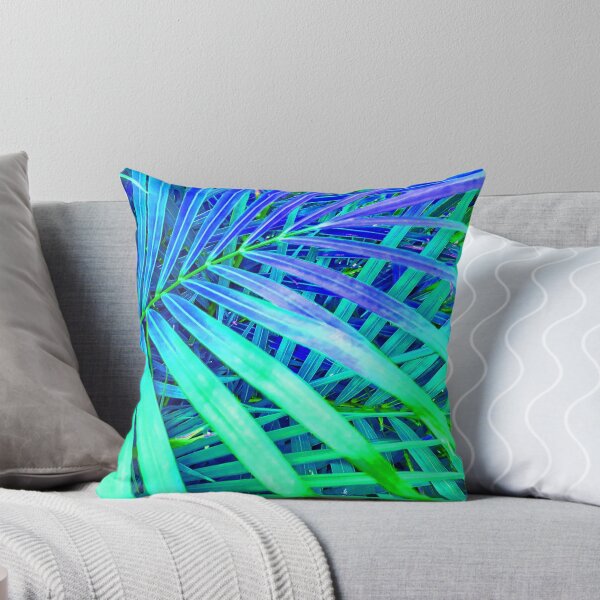 Item preview, Beachy Summer Vibes Beach House Décor Style Mystical Mix Colors Tropical Palm Fronds 3 of 4 designed and sold by Beachy.