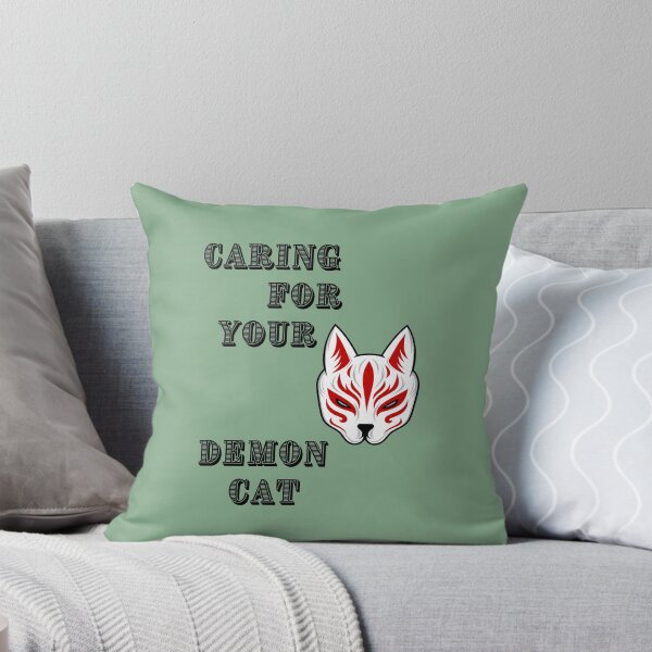 Item preview, caring for your demon cat essential t-shirt, t-shirts, evil cat essential t-shirts designed and sold by BLUE  bubble.