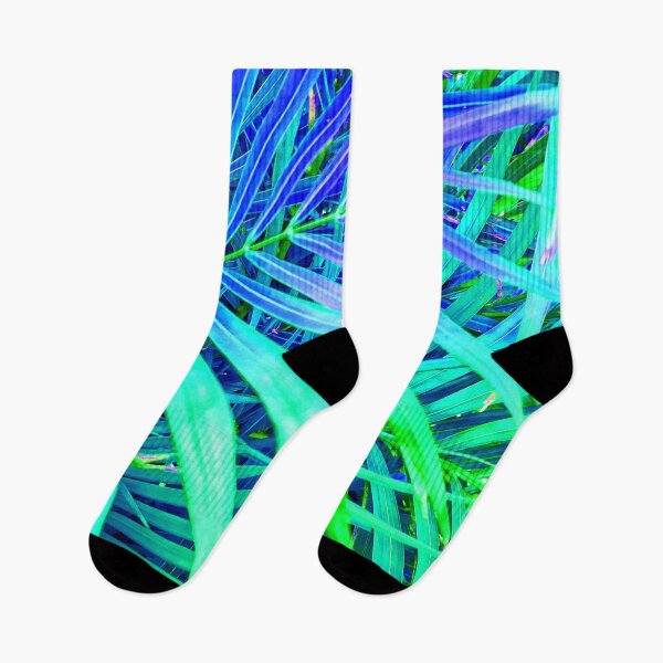 Item preview, Beachy Summer Vibes Beach House Décor Style Mystical Mix Colors Tropical Palm Fronds 3 of 4 designed and sold by Beachy.