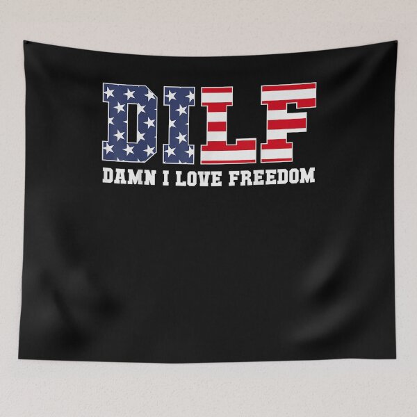 Item preview, Dilf Damn I Love Freedom  designed and sold by aumarian.