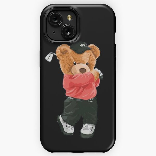 Luxury Designer iPhone Case Cool Bear for iPhone 15 Pro Max 