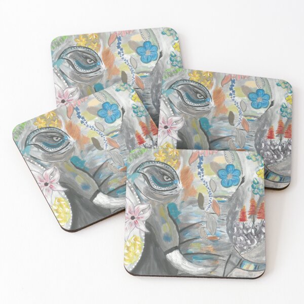 Item preview, Floral Elephant  designed and sold by DaisyloveArt.