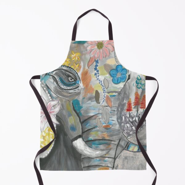Item preview, Floral Elephant designed and sold by DaisyloveArt.