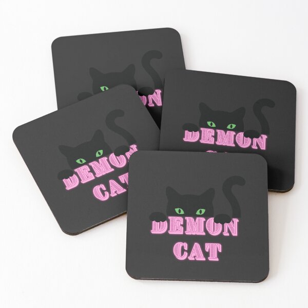 Item preview,  demon cat essential t-shirt, t-shirts, evil cat essential t-shirts designed and sold by BLUE  bubble.
