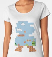 Super Mario Bros Women's Premium T-Shirt