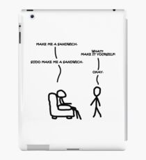 Sudo make me sandwich iPad Case/Skin