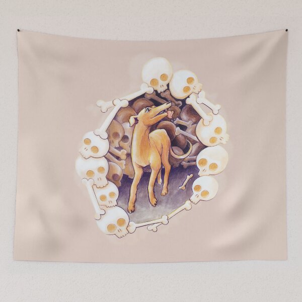 Item preview, Dog and Crossbones designed and sold by Theysaurus.