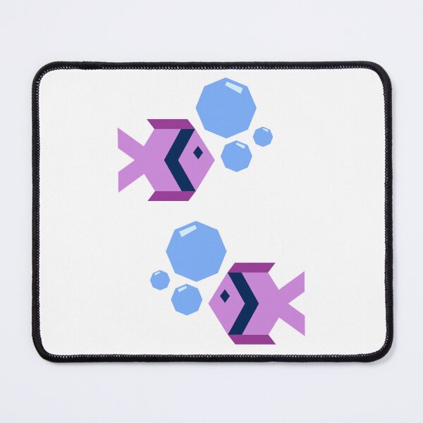 Item preview, Purple fish geometric design designed and sold by lizafaitho.