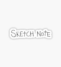 Sketch Note Sticker