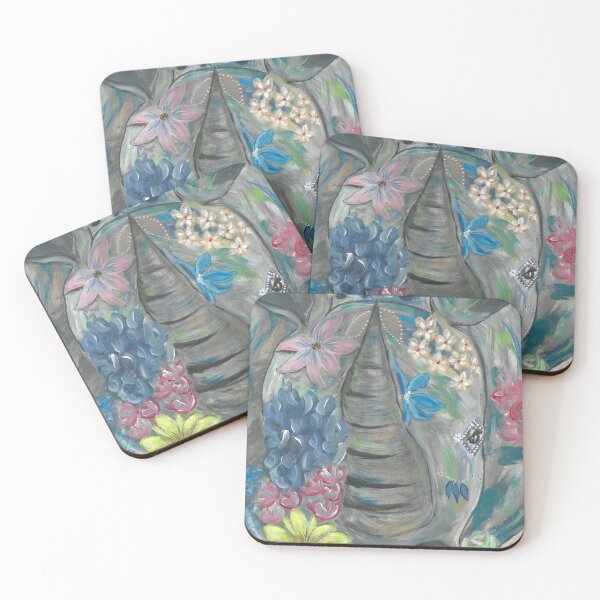 Item preview, Floral Rhino designed and sold by DaisyloveArt.