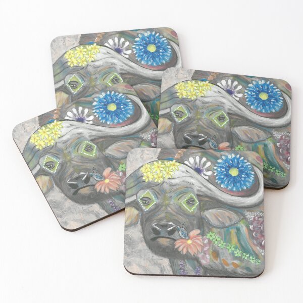 Item preview, Floral Buffalo designed and sold by DaisyloveArt.