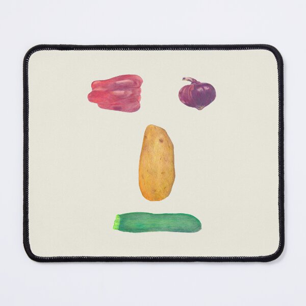 Item preview, Potato, Onion, Zucchini and Red Capsicum Drawings designed and sold by STHoganArtist.