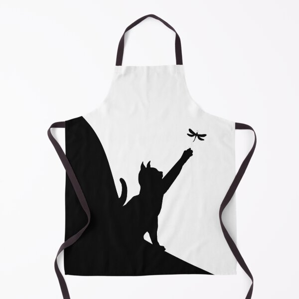 Item preview, Cat silhouette black and white designed and sold by studioMoSa.