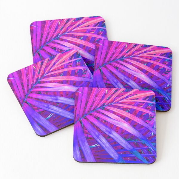 Item preview, Beachy Summer Vibes Beach House Décor Style Mystical Mix Colors Tropical Palm Fronds 4 of 4 designed and sold by Beachy.