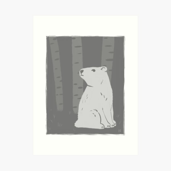 Bear with me Art Print