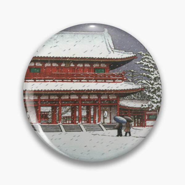 Item preview, Snow at Heian Shrine by Kawase Hasui designed and sold by Takeda-art.