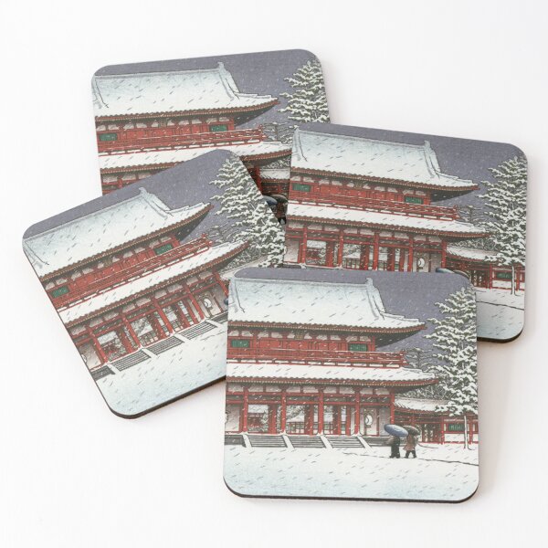 Item preview, Snow at Heian Shrine by Kawase Hasui designed and sold by Takeda-art.