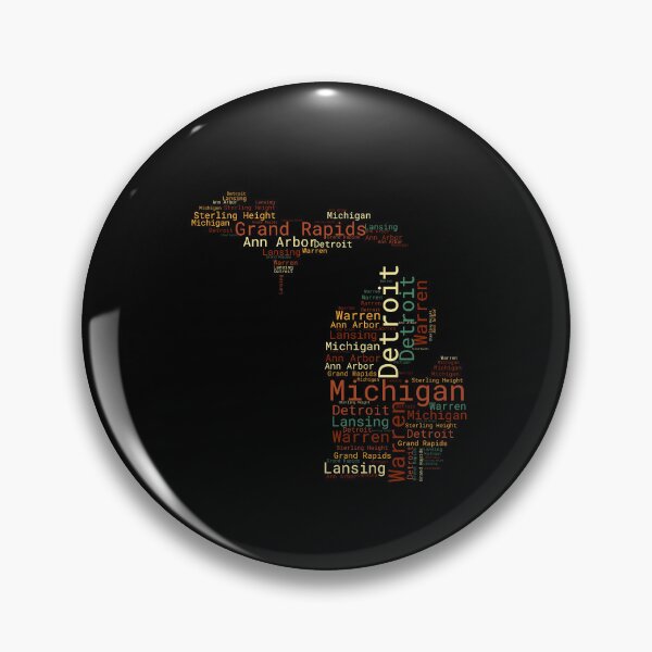Item preview, Mapa y ciudades del estado de Michigan designed and sold by labatchino10.