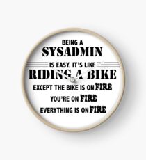 Being a SysAdmin Clock