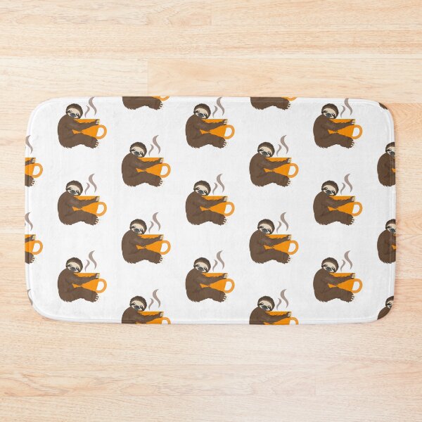 Item preview, Sloth and a cup of Coffee designed and sold by mkzmerch.