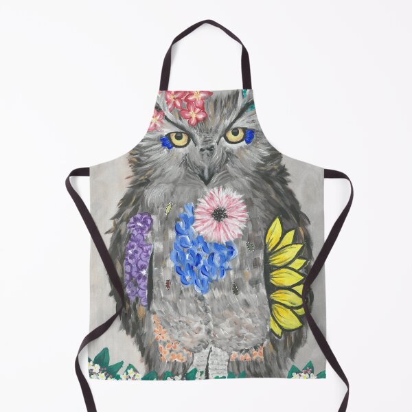 Item preview, Floral Owl Standing designed and sold by DaisyloveArt.