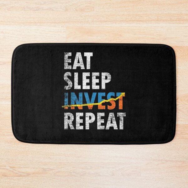 Item preview, EAT SLEEP INVEST REPEAT STOCK MARKET TRAING STONK T SHIRT STICKER GIFT PRESENT  designed and sold by Timcito.