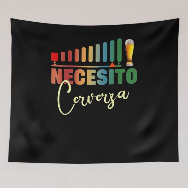 Item preview, Necesito Cerveza Funny Mexican Beer Cool  designed and sold by aumarian.