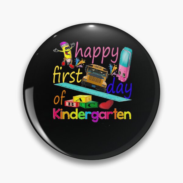 Item preview,   Funny Happy First Day of Kindergarten For Teacher or Kids designed and sold by Fashions-Gifts.