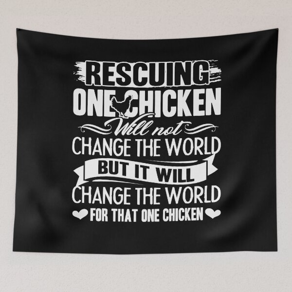Item preview, Chicken - Rescuing Chickens designed and sold by UnknownArtistt.