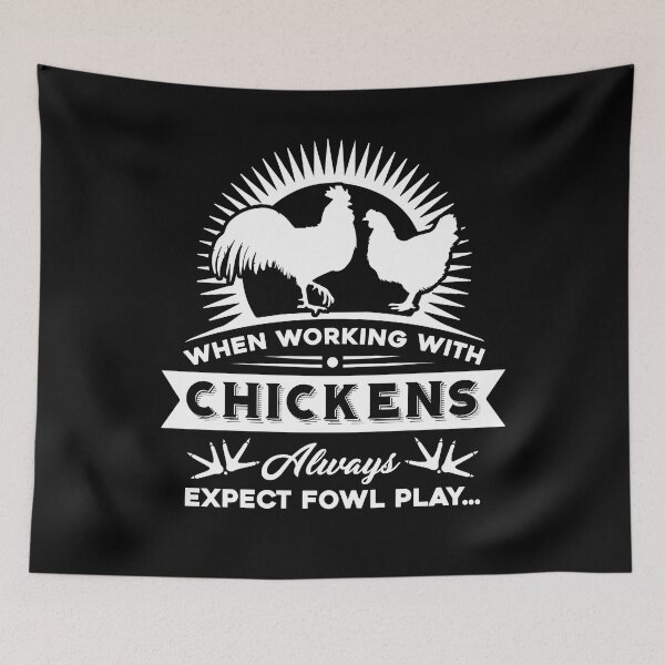 Item preview, Chicken - Working With My Chickens designed and sold by UnknownArtistt.