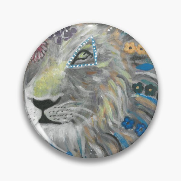 Item preview, Floral Lion  designed and sold by DaisyloveArt.