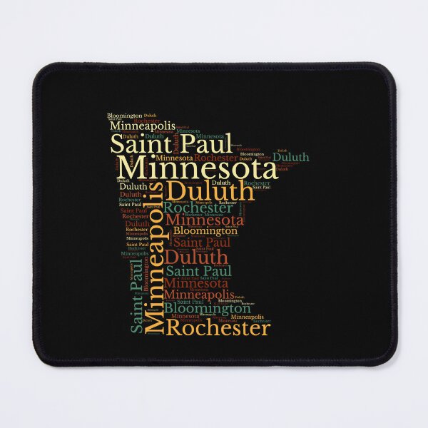 Item preview, Minnesota Map and Cities designed and sold by labatchino10.