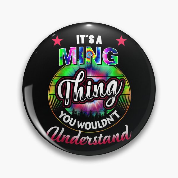 Item preview, It's A Ming Thing Tie Dye Ming Name  designed and sold by vergiebee.
