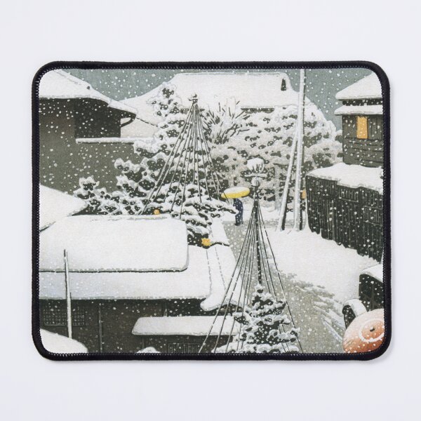 Item preview, Snow at Daichi by Kawase Hasui designed and sold by Takeda-art.