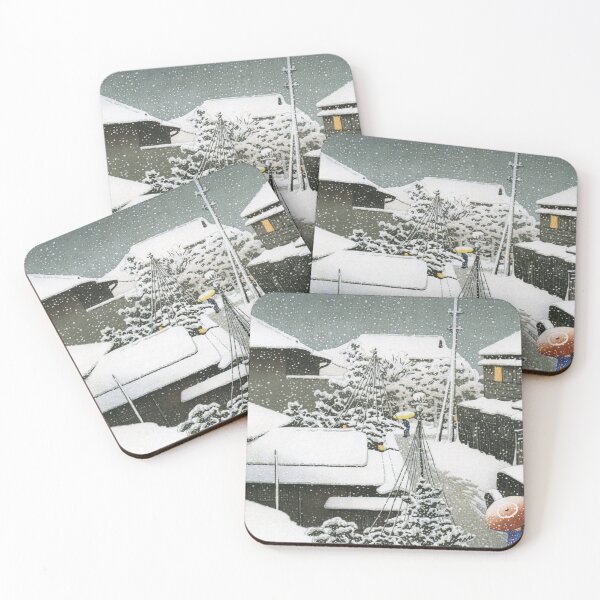 Item preview, Snow at Daichi by Kawase Hasui designed and sold by Takeda-art.