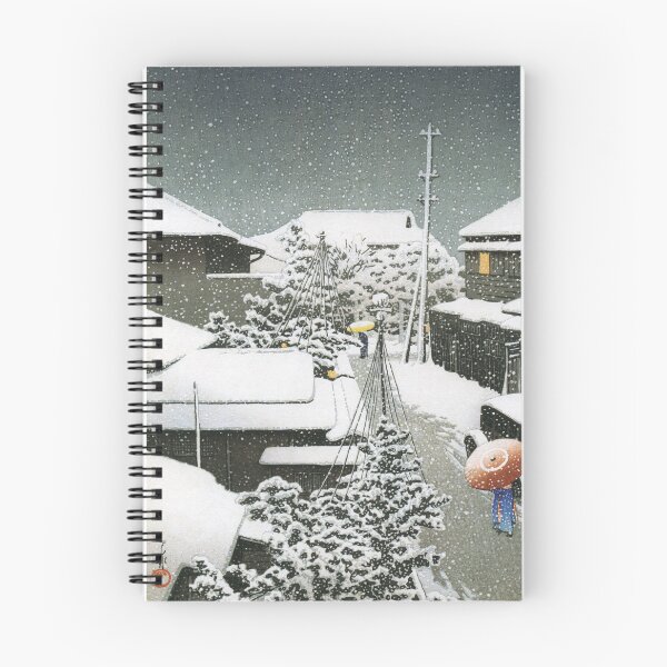 Item preview, Snow at Daichi by Kawase Hasui designed and sold by Takeda-art.
