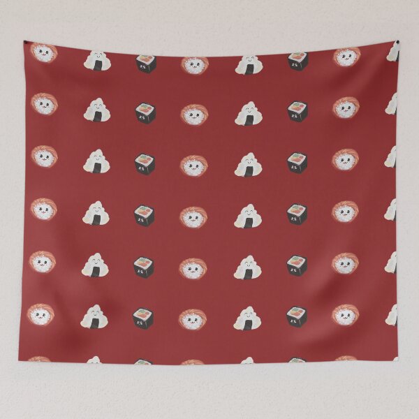Item preview, Kawaii sushi Japanese food Set designed and sold by The Nerd Gift Source.